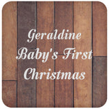 Geraldine Baby's First Christmas - Drink Coaster E