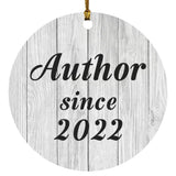 Author Since 2022 - Circle Ornament F