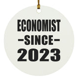 Economist Since 2023 - Circle Ornament