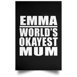 Emma World's Okayest Mum - Poster Portrait