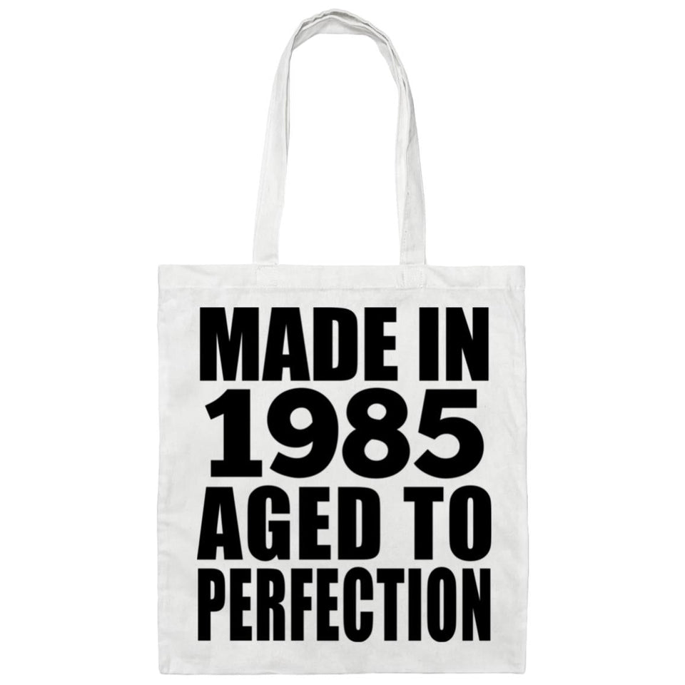 39th Birthday Made In 1985 Aged to Perfection - Tote Bag White