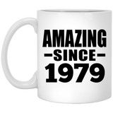 45th Birthday Amazing Since 1979 - 11 Oz Coffee Mug