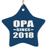 Opa Since 2018 - Star Ornament