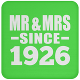 98th Anniversary Mr & Mrs Since 1926 - Drink Coaster