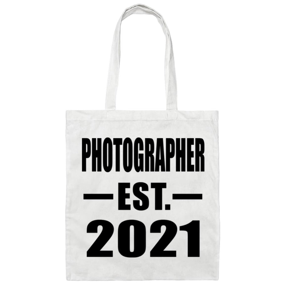 Photographer Established EST. 2021 - Tote Bag White