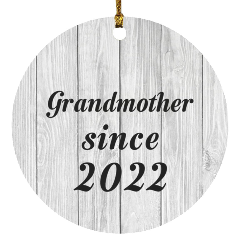 Grandmother Since 2022 - Circle Ornament F