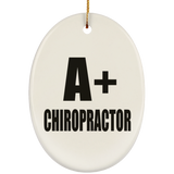 A+ Chiropractor - Oval Ornament