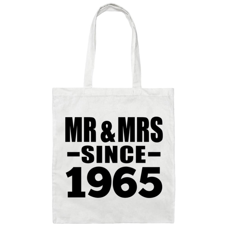 59th Anniversary Mr & Mrs Since 1965 - Tote Bag White