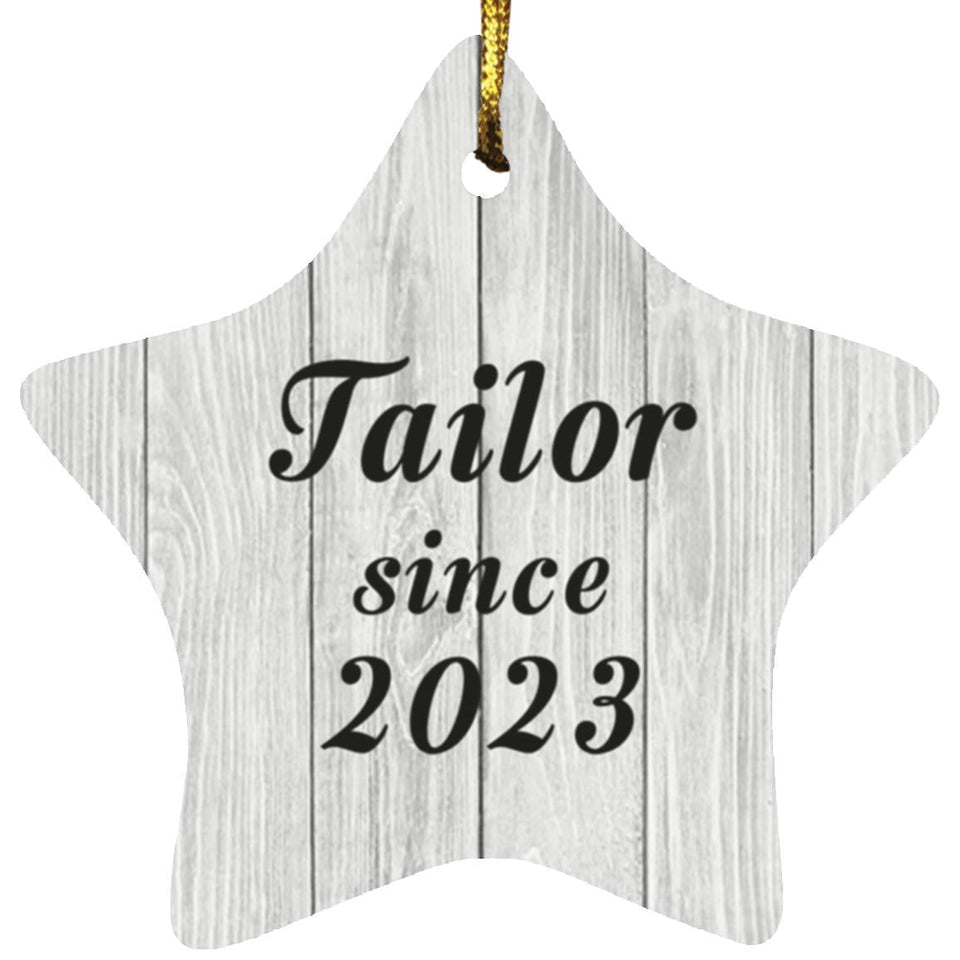 Tailor Since 2023 - Star Ornament F
