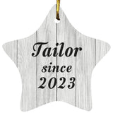 Tailor Since 2023 - Star Ornament F