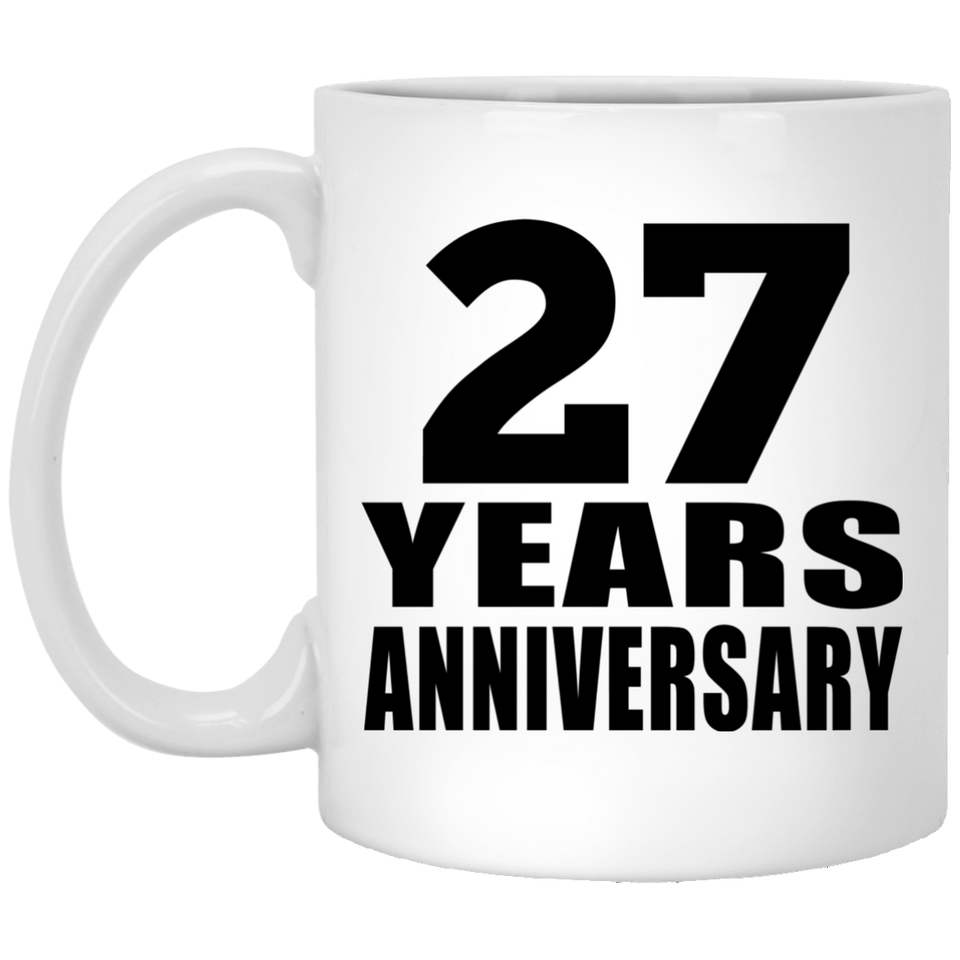27th Anniversary 27 Years - 11 Oz Coffee Mug