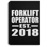 Forklift Operator Established EST. 2018 - Canvas Portrait