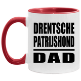 Drentsche Patrijshond Dad - 11oz Accent Mug Red