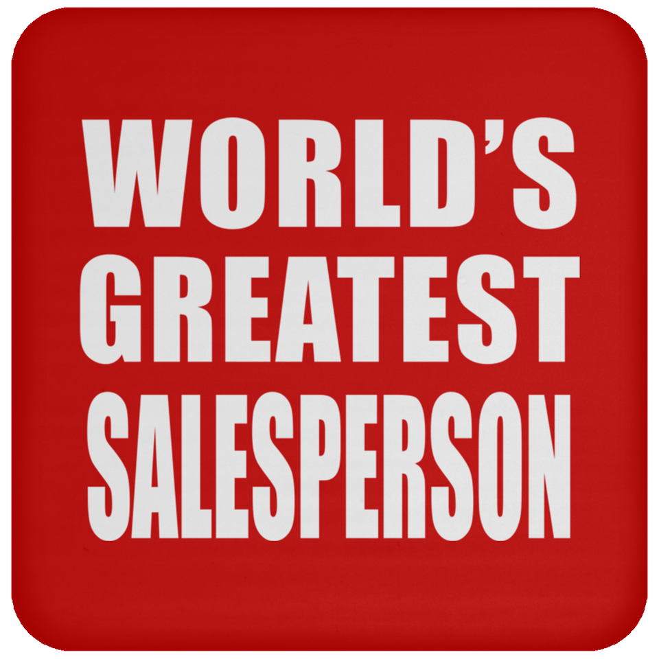World's Greatest Salesperson - Drink Coaster