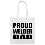 Proud Welder Dad - Tote Bag White