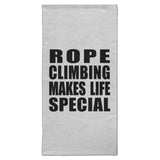 Rope Climbing Makes Life Special - Hand Towel