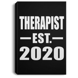 Therapist Established EST. 2020 - Canvas Portrait