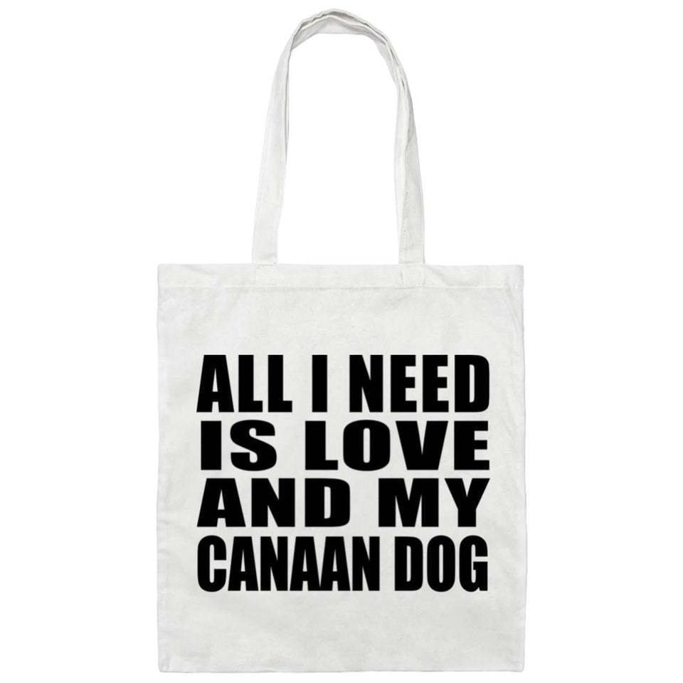 All I Need Is Love And My Canaan Dog - Tote Bag White