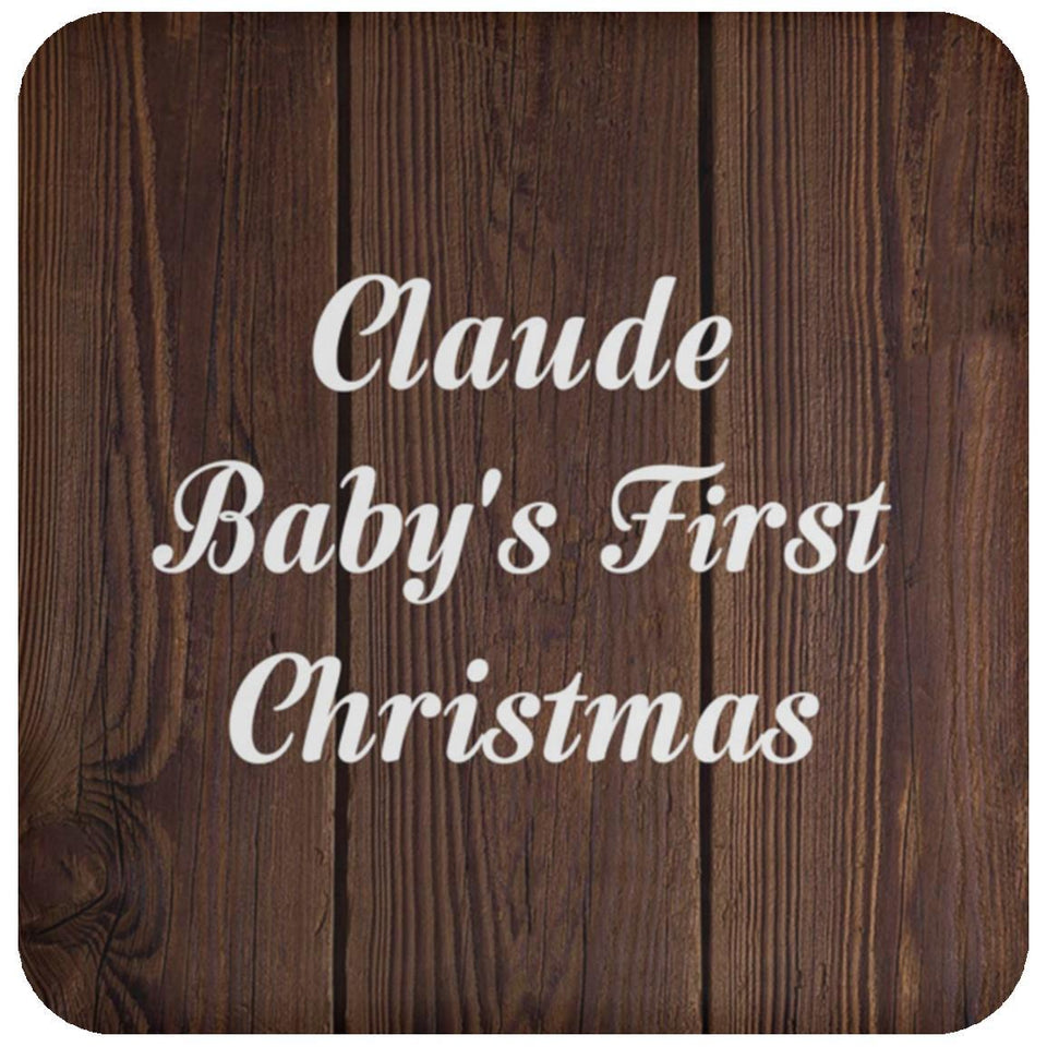 Claude Baby's First Christmas - Drink Coaster D