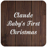 Claude Baby's First Christmas - Drink Coaster D