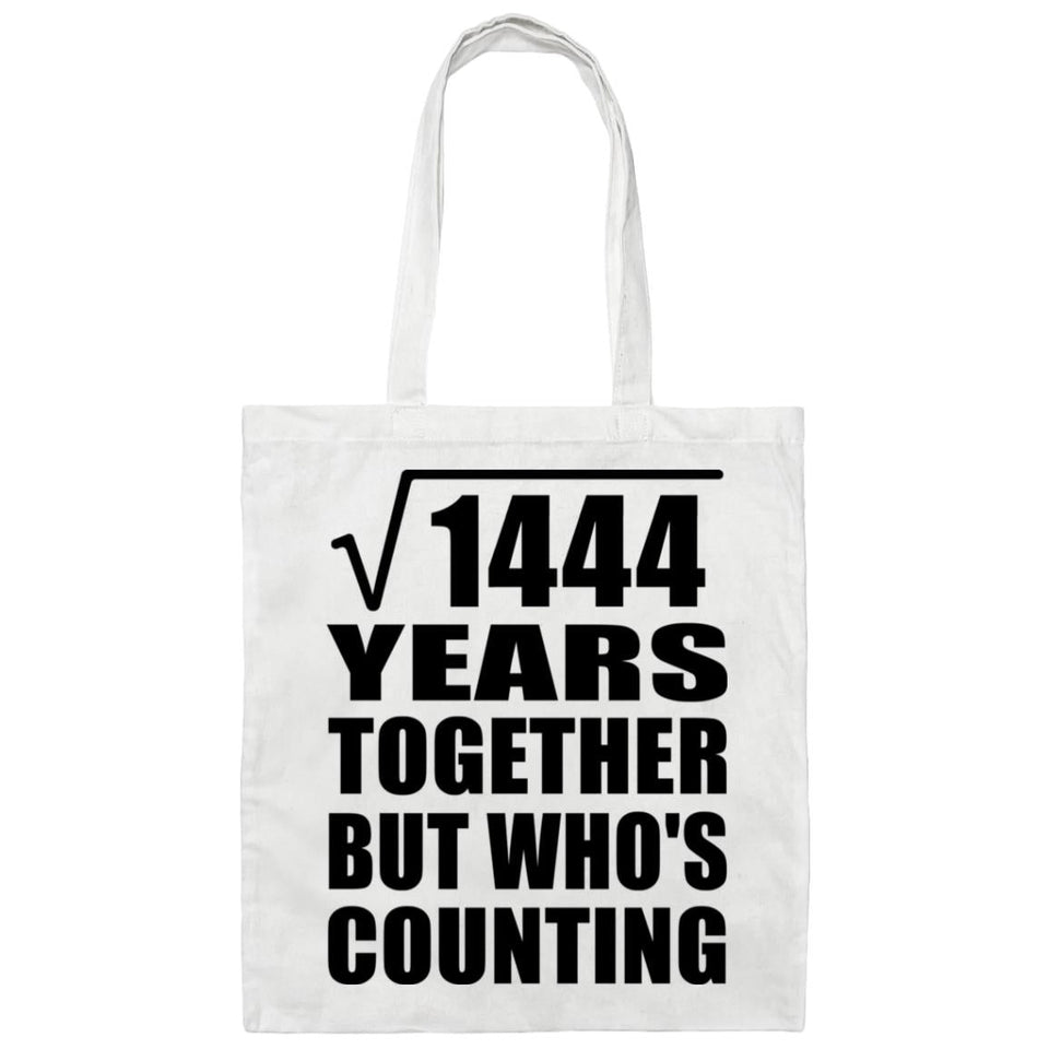 38th Anniversary Square Root of 1444 Years Who's Counting - Tote Bag White