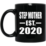 Step Mother Established EST. 2020 - 11oz Coffee Mug Black