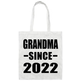 Grandma Since 2022 - Tote Bag White