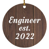 Engineer Established Est. 2022 - Circle Ornament D