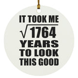 42nd Birthday Took Square Root of 1764 Years To Look Good - Circle Ornament