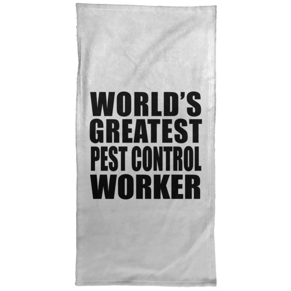 World's Greatest Pest Control Worker - Hand Towel