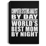 Computer Systems Analyst By Day World's Best Mom By Night - Canvas Portrait