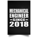 Mechanical Engineer Since 2018 - Poster Portrait