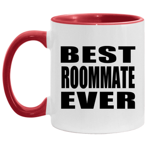 Best Roommate Ever - 11oz Accent Mug Red