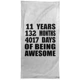 11th Birthday 11 Years 132 Months 4017 Days Of Awesome - Hand Towel