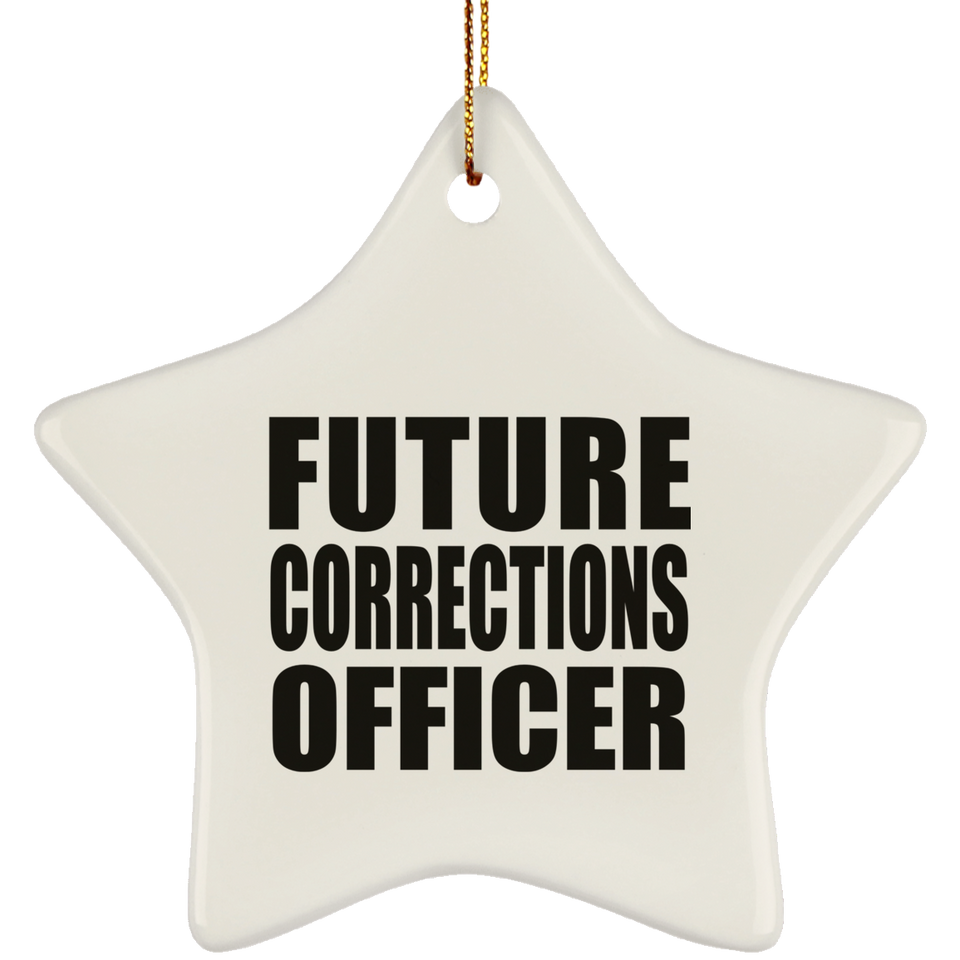Future Corrections Officer - Star Ornament