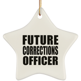 Future Corrections Officer - Star Ornament