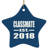 Classmate Est. 2018 - Star Ornament
