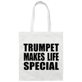 Trumpet Makes Life Special - Tote Bag White
