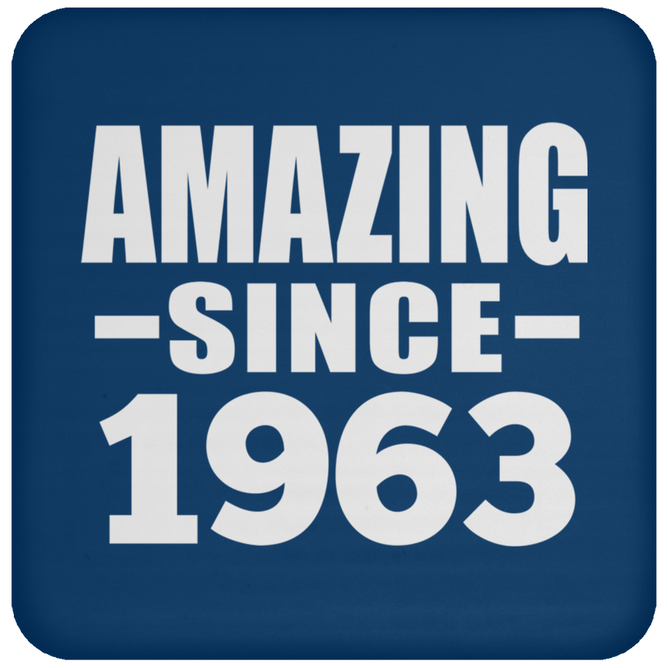 61st Birthday Amazing Since 1963 - Drink Coaster