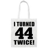 88th Birthday I Turned 44 Twice - Tote Bag White