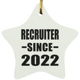 Recruiter Since 2022 - Star Ornament