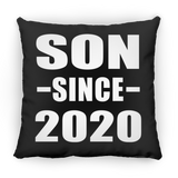 Son Since 2020 - Throw Pillow Black
