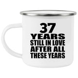 37th Anniversary 37 Years Still In Love After These Years - 12oz Camping Mug