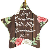 First Christmas With My Grandfather 2023 - Star Ornament A