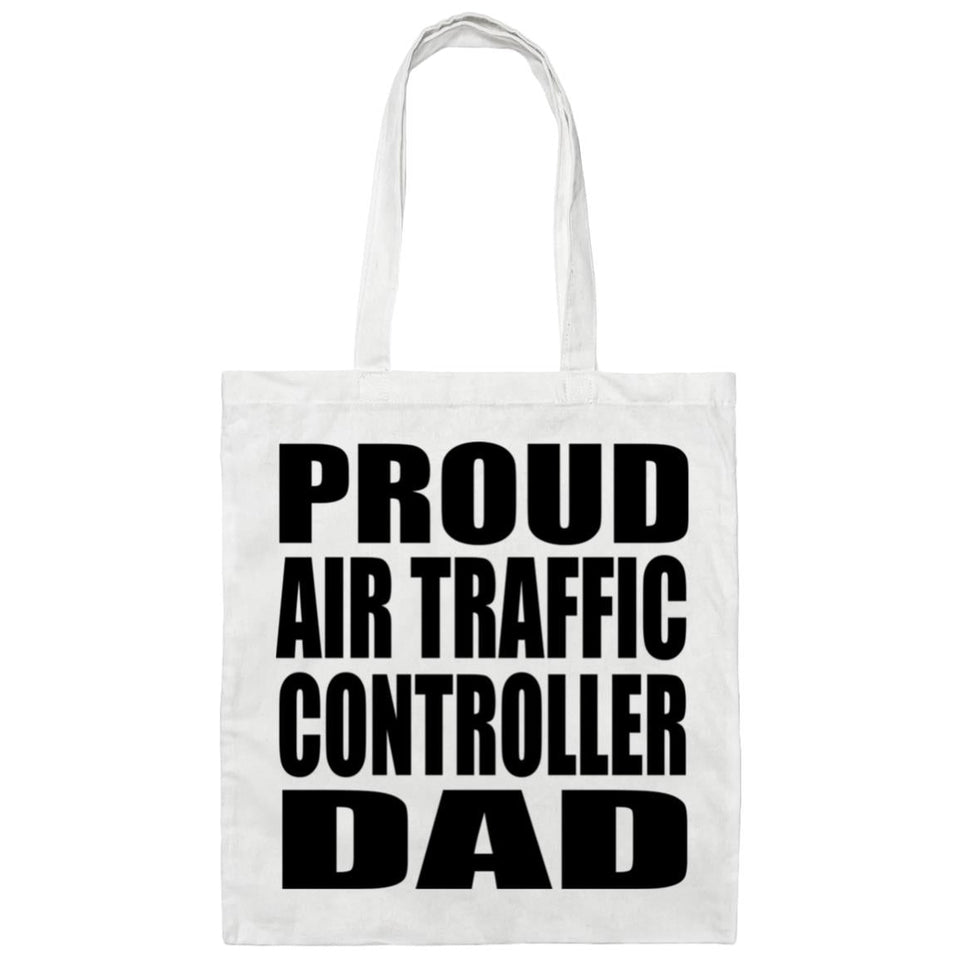Proud Air Traffic Controller Dad - Tote Bag White