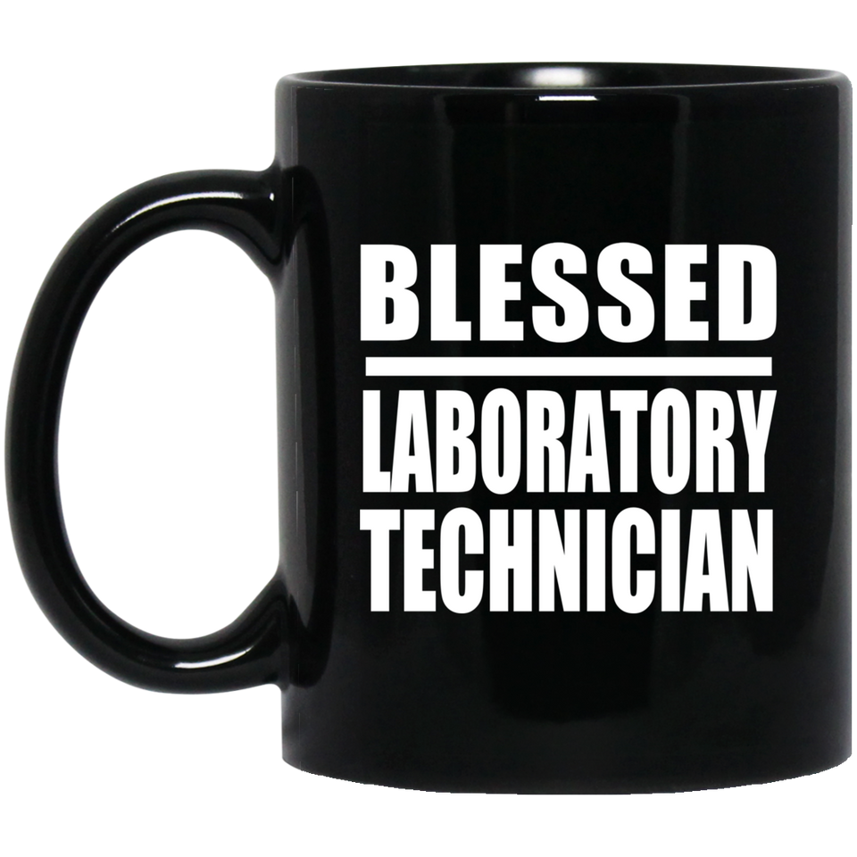 Blessed Laboratory Technician - 11oz Coffee Mug Black