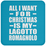 All I Want For Christmas Is My Lagotto Romagnolo - Coaster