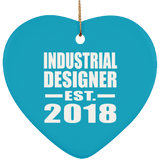 Industrial Designer Established EST. 2018 - Heart Ornament