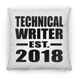 Technical Writer Established EST. 2018 - Throw Pillow