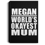 Megan World's Okayest Mum - Canvas Portrait